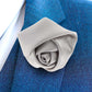 Vittorio Vico Unisex Satin Rose Bud Flower Lapel Pin