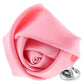 Vittorio Vico Unisex Satin Rose Bud Flower Lapel Pin