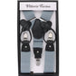 Vittorio Farina Men's Convertible Suspender in Gift Box: 70% Polyester & 30% Elastomer