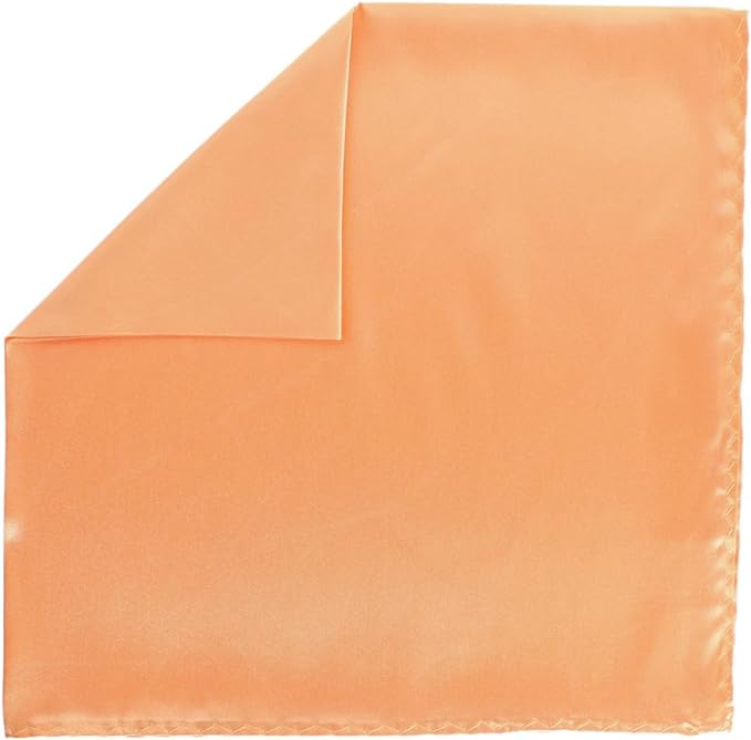 Vittorio Farina Men's Silky Satin Square Pocket Square