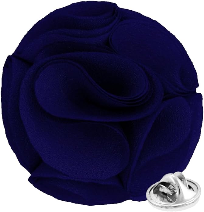 Vittorio Vico Unisex Rose Flower Lapel Pin