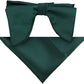 Vittorio Farina Men's Satin Teardrop Bow Tie & Pocket Square in Gift Box