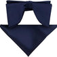 Vittorio Farina Men's Satin Teardrop Bow Tie & Pocket Square in Gift Box