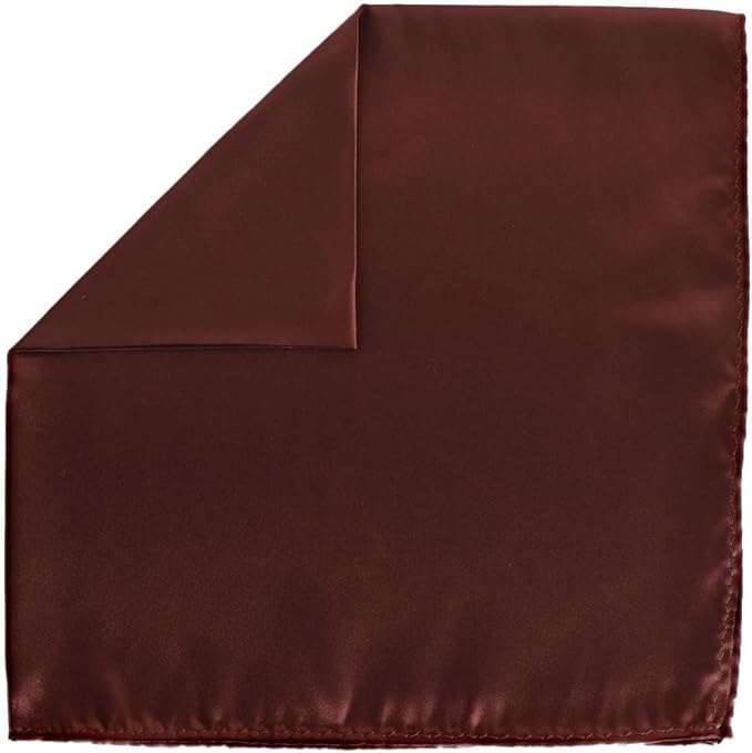 Vittorio Farina Men's Silky Satin Square Pocket Square