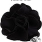 Vittorio Vico Unisex Satin Solid Flower Lapel Pin