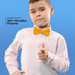 Vittorio Farina Boy's Pretied Solid Silky Satin Bow Tie