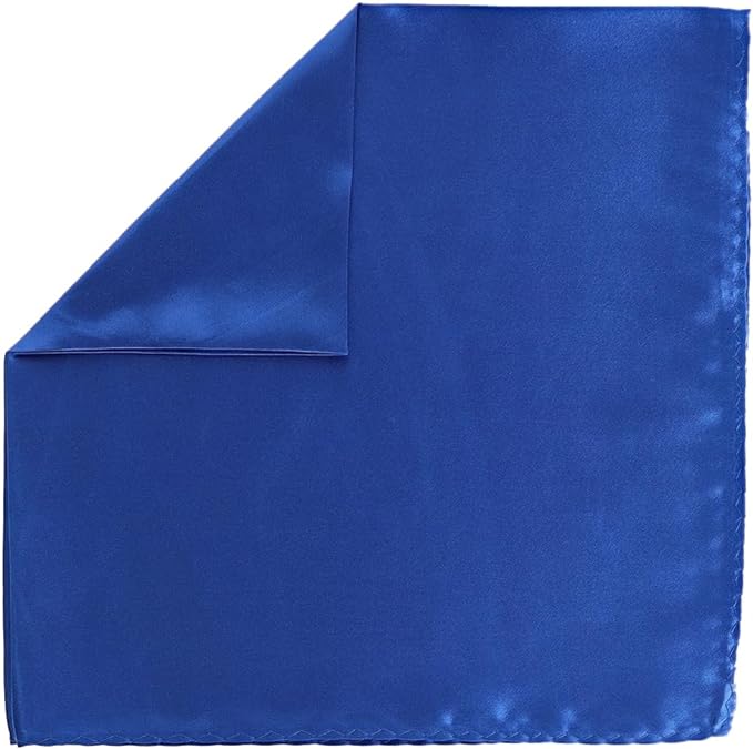 Vittorio Farina Men's Silky Satin Square Pocket Square