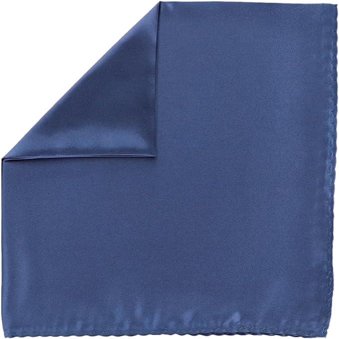 Vittorio Farina Men's Silky Satin Square Pocket Square