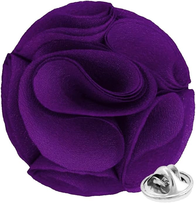 Vittorio Vico Unisex Rose Flower Lapel Pin