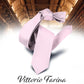 Vittorio Farina Men's Satin Skinny Necktie