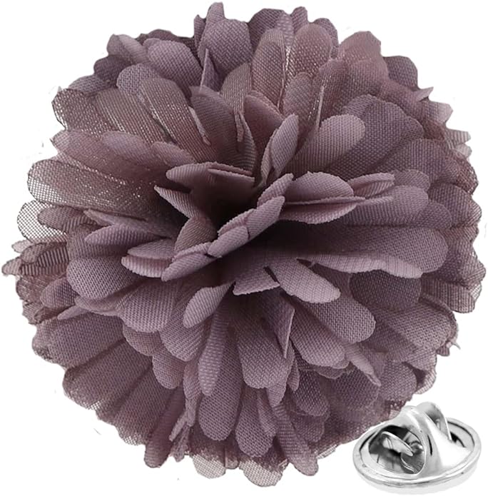 Vittorio Vico Unisex Carnation Flower Lapel Pin