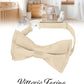 Vittorio Farina Boy's Pretied Solid Silky Satin Bow Tie