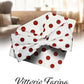 Vittorio Farina Men's Polka Dot Satin Bow Tie & Pocket Square in Gift Box