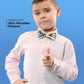 Vittorio Farina Boy's Design Satin Bow Tie