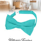 Vittorio Farina Boy's Pretied Solid Silky Satin Bow Tie