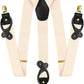 Vittorio Farina Men's Convertible Suspender in Gift Box: 70% Polyester & 30% Elastomer