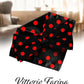 Vittorio Farina Men's Polka Dot Satin Bow Tie & Pocket Square in Gift Box