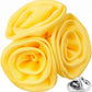 Vittorio Vico Unisex Trio Cluster Satin Flower Lapel Pin