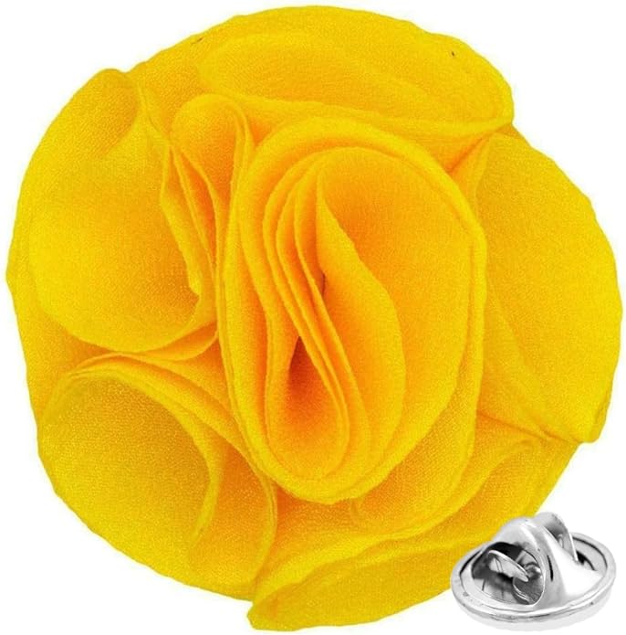 Vittorio Vico Unisex Rose Flower Lapel Pin