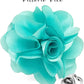 Vittorio Vico Unisex Satin Solid Flower Lapel Pin