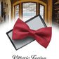 Vittorio Farina Men's Satin Bow Tie in Gift Box