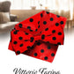 Vittorio Farina Men's Polka Dot Satin Bow Tie & Pocket Square in Gift Box