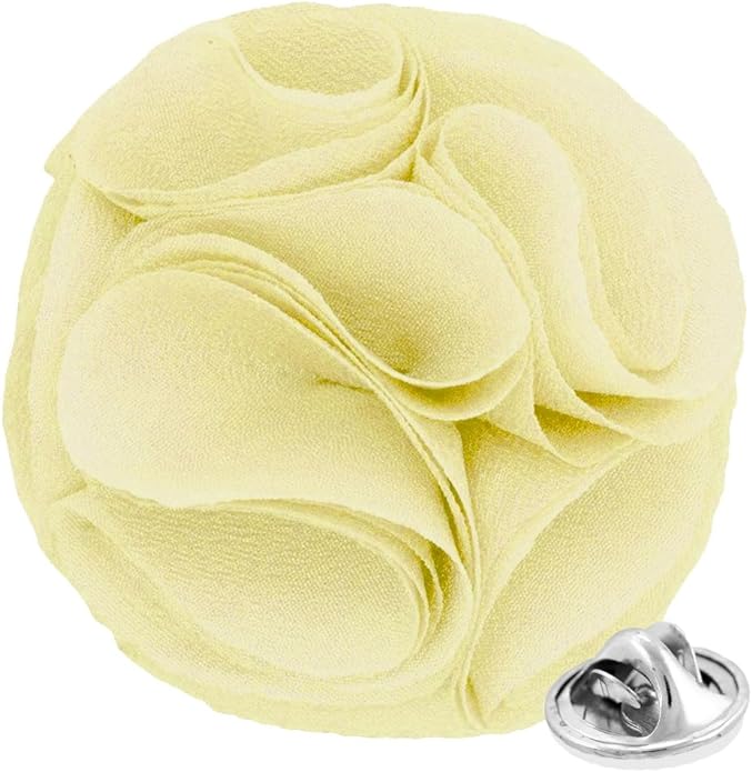 Vittorio Vico Unisex Rose Flower Lapel Pin