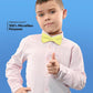 Vittorio Farina Boy's Pretied Solid Silky Satin Bow Tie