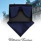 Vittorio Farina Men's Satin Teardrop Bow Tie & Pocket Square in Gift Box