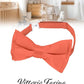 Vittorio Farina Boy's Pretied Solid Silky Satin Bow Tie