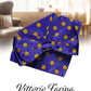 Vittorio Farina Men's Polka Dot Satin Bow Tie & Pocket Square in Gift Box