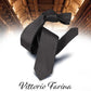 Vittorio Farina Men's Satin Skinny Necktie