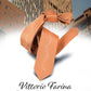 Vittorio Farina Men's Satin Skinny Necktie with Rhinestones