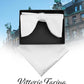 Vittorio Farina Men's Satin Teardrop Bow Tie & Pocket Square in Gift Box