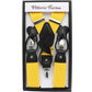 Vittorio Farina Men's Convertible Suspender in Gift Box: 70% Polyester & 30% Elastomer