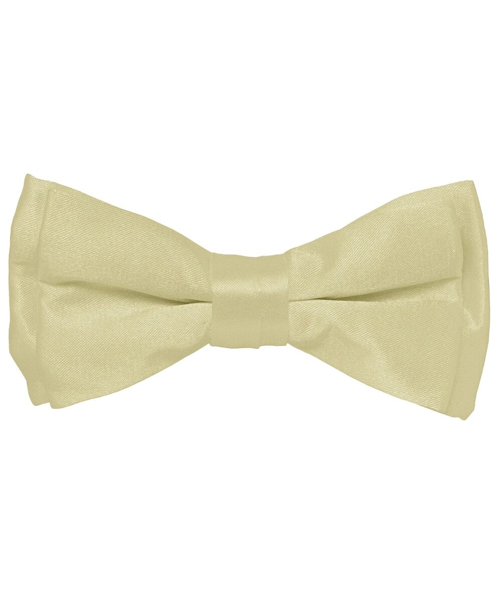 Vittorio Farina Boy's Pretied Solid Silky Satin Bow Tie