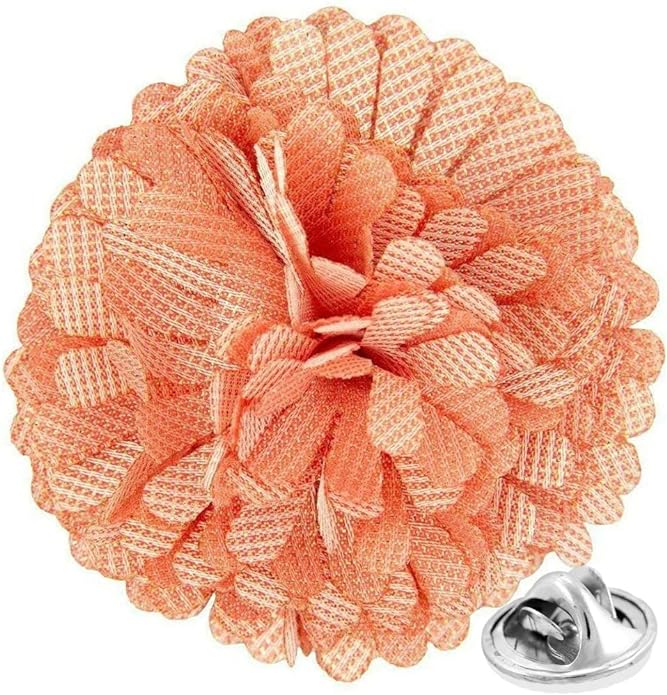 Vittorio Vico Unisex Carnation Flower Lapel Pin