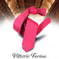 Vittorio Farina Men's Satin Skinny Necktie