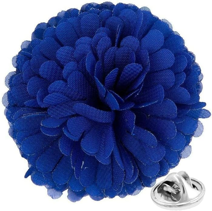 Vittorio Vico Unisex Carnation Flower Lapel Pin