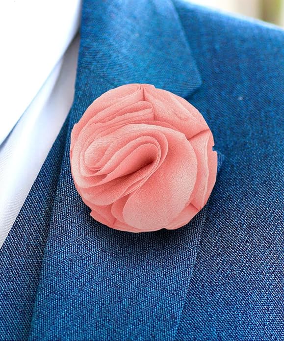 Vittorio Vico Unisex Rose Flower Lapel Pin