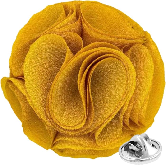 Vittorio Vico Unisex Rose Flower Lapel Pin