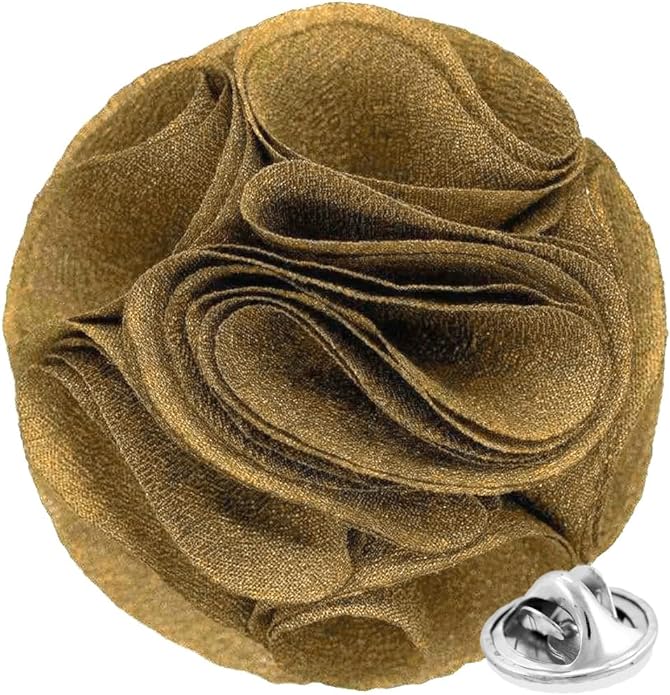 Vittorio Vico Unisex Rose Flower Lapel Pin