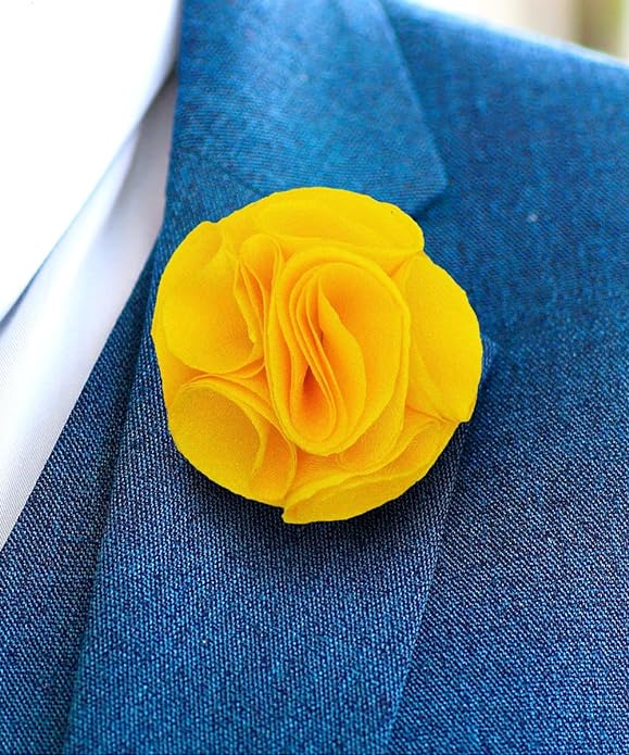 Vittorio Vico Unisex Rose Flower Lapel Pin