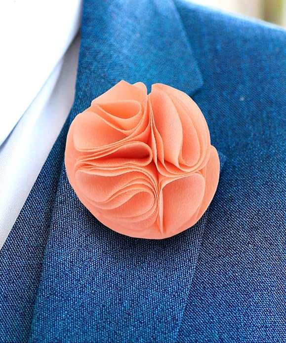 Vittorio Vico Unisex Rose Flower Lapel Pin