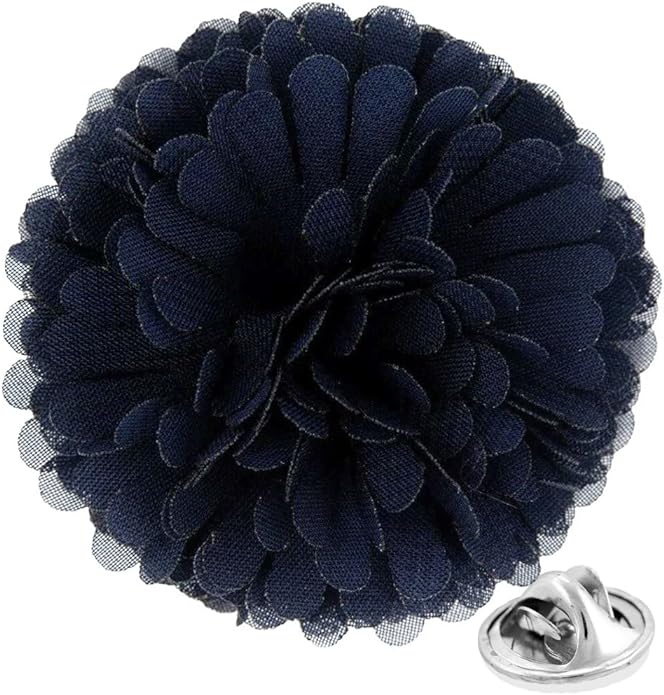 Vittorio Vico Unisex Carnation Flower Lapel Pin