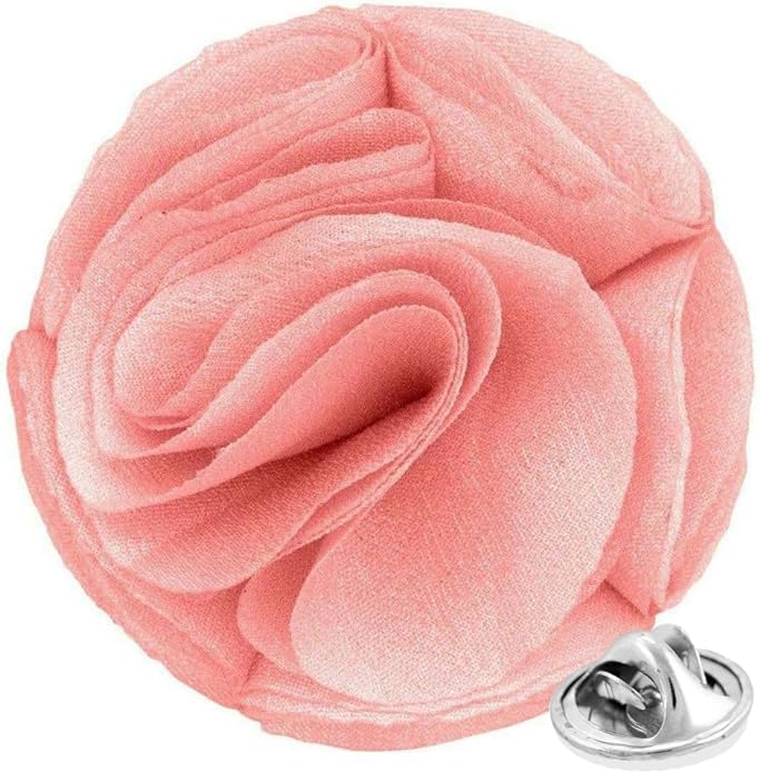 Vittorio Vico Unisex Rose Flower Lapel Pin