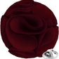 Vittorio Vico Men's Formal Rose Flower Lapel Pin - 78-rose-burgundy - Classy Cufflinks