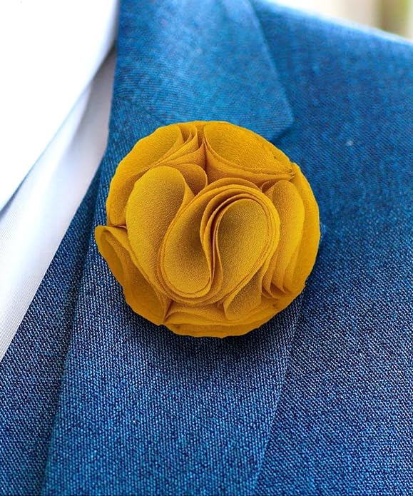 Vittorio Vico Unisex Rose Flower Lapel Pin