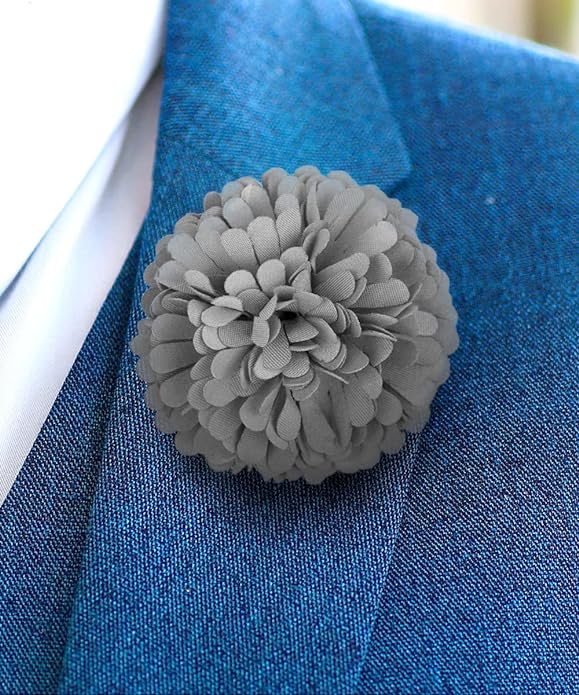 Vittorio Vico Unisex Carnation Flower Lapel Pin