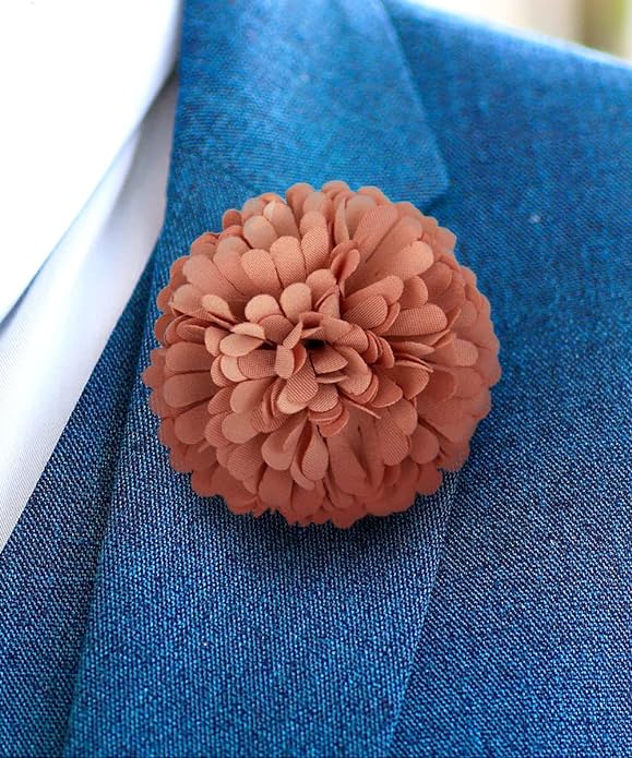 Vittorio Vico Unisex Carnation Flower Lapel Pin